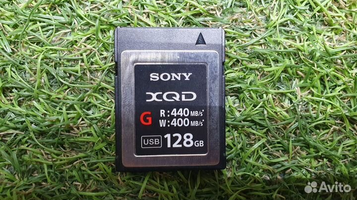 Карта памяти Sony XQD 128 гб, R/W 440/400 мб/с