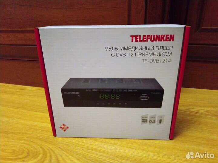 Цифровой тв тюнер с USB Telefunken tf-dvbt214