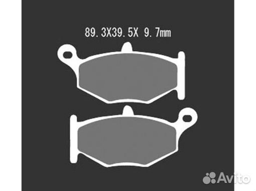 Тормозные колодки vesrah VD 359/2JL
