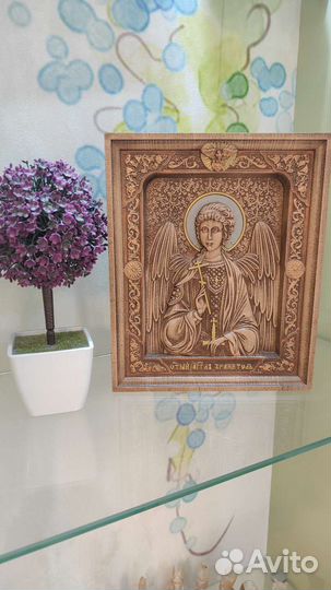Икона резная 