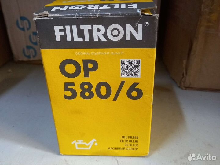 Фильтр масляный filtron OP580/6