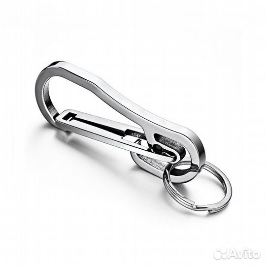 Брелок карабин из нержавеющей стали edc