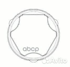 Пыльник ШРУСа 305372 GKN (Loebro)