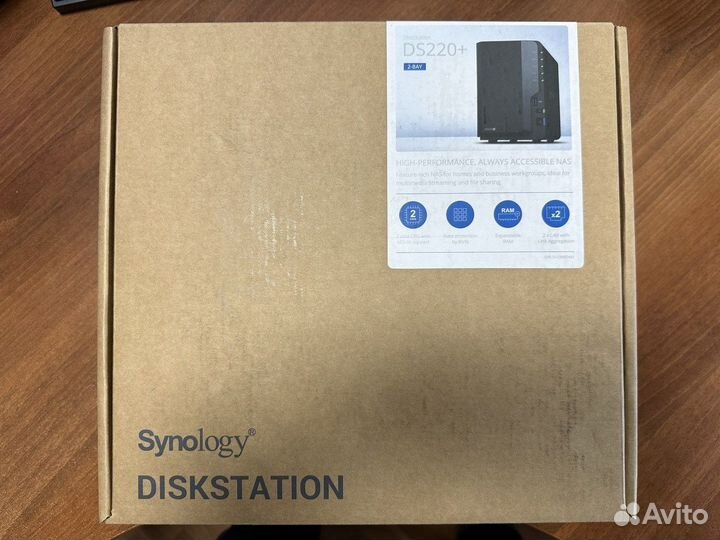 Сетевое хранилище NAS Synology DS220+