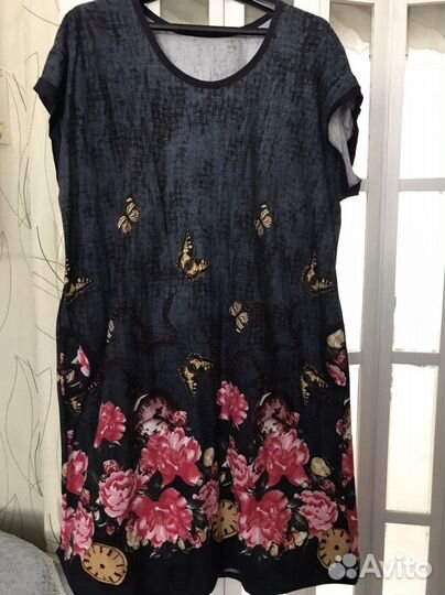 Платье с принтом