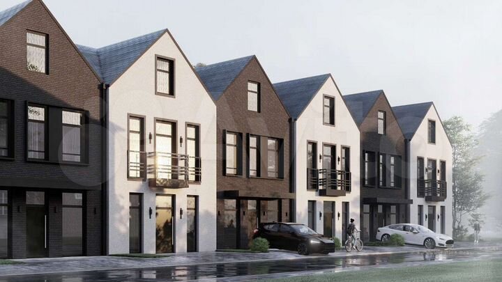 Таунхаус 142,8 м² на участке 2 сот.