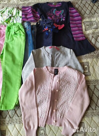 Вещи пакетом на девочку 98-104