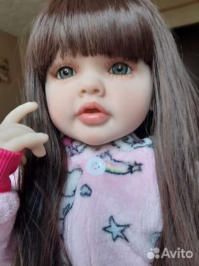 Кукла реборн полностью силиконовая,55см