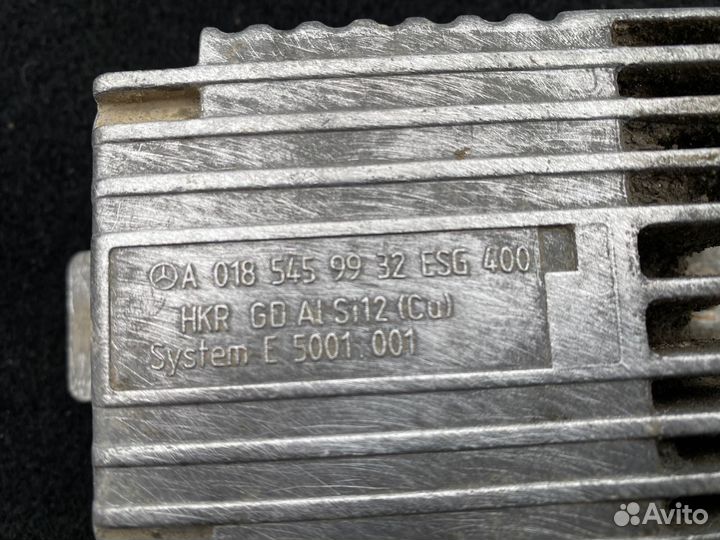 Блок управления вентиляторами w210