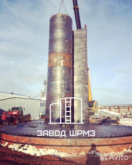 Резервуар вертикальный стальной 700 кубов