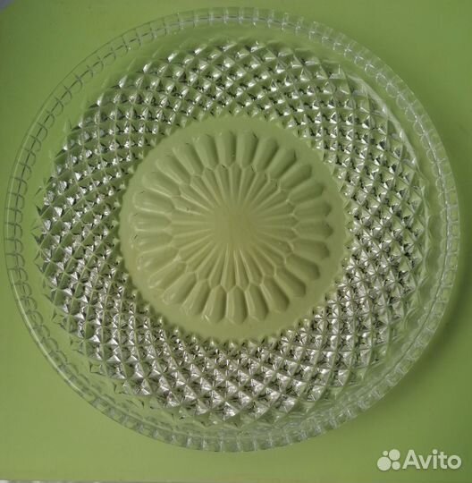 Ваза для фруктов хрусталь