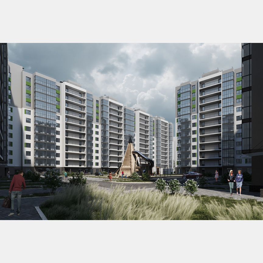 1-к. квартира, 36 м², 12/12 эт.