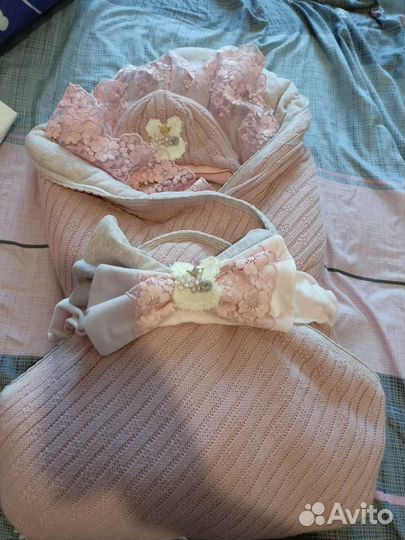 Конверт одеяло комбинезон на выписку