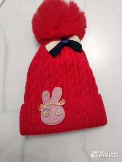 Вязаный комбинезон с шапкой