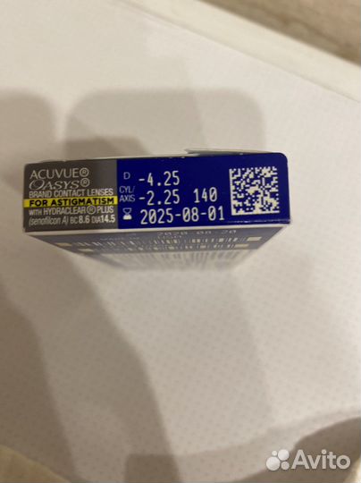 Линзы контактные acuvue oasys