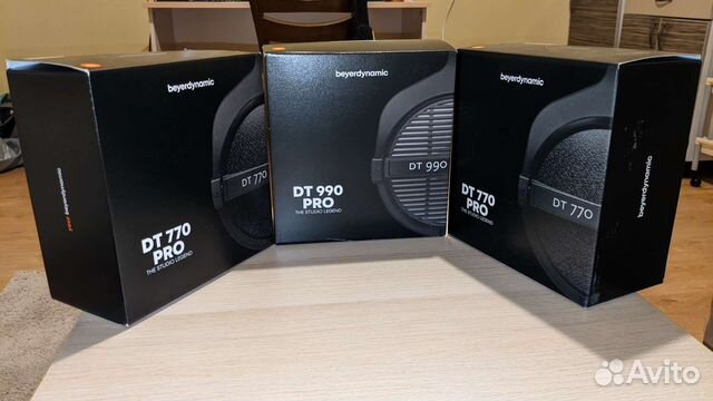 Новые Beyerdynamic DT770 PRO 80/250/ DT990 PRO 250