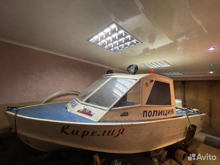 Катер прогресс 4 с мотором Honda 30