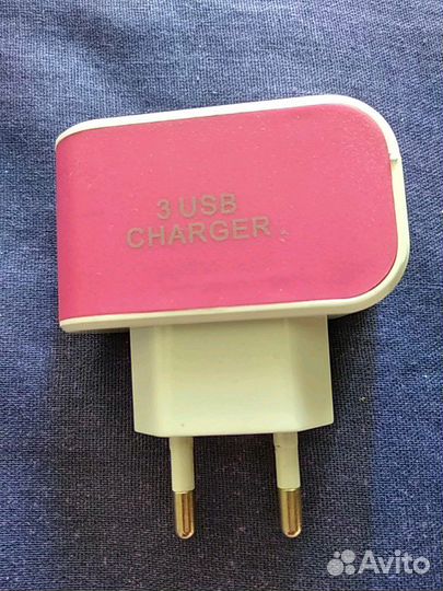 Зарядка на 3 USB