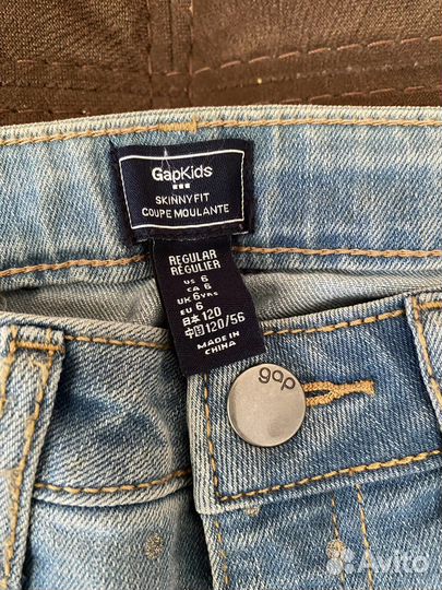 Новые джинсы gap 7 лет