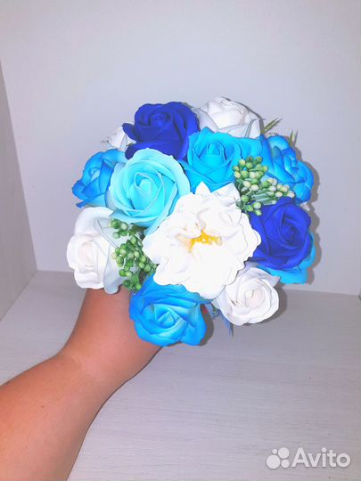 Мыльный букетик из роз