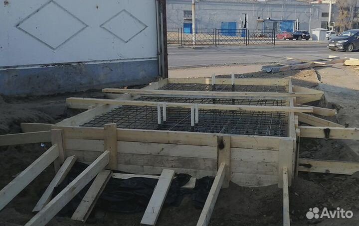 Фундамент, бетонные работы