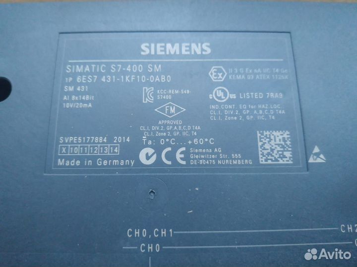Siemens S7-400 6ES7431-1KF20-0AB0
