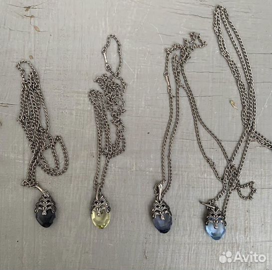 Кулоны винтажные на цепочке