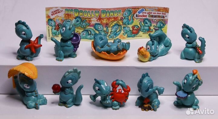 Коллекции Дино из Киндер сюрприза