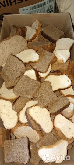 Сухари на корм животным