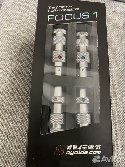 Разъем XLR (Комплект) Oyaide focus 1