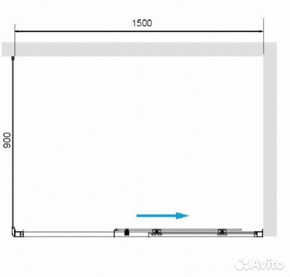 Душевой уголок RGW Passage PA-177B 150x90