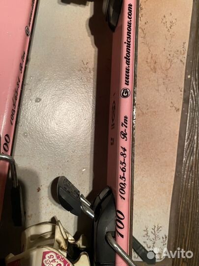 Горные лыжи детские 100 с ботинками