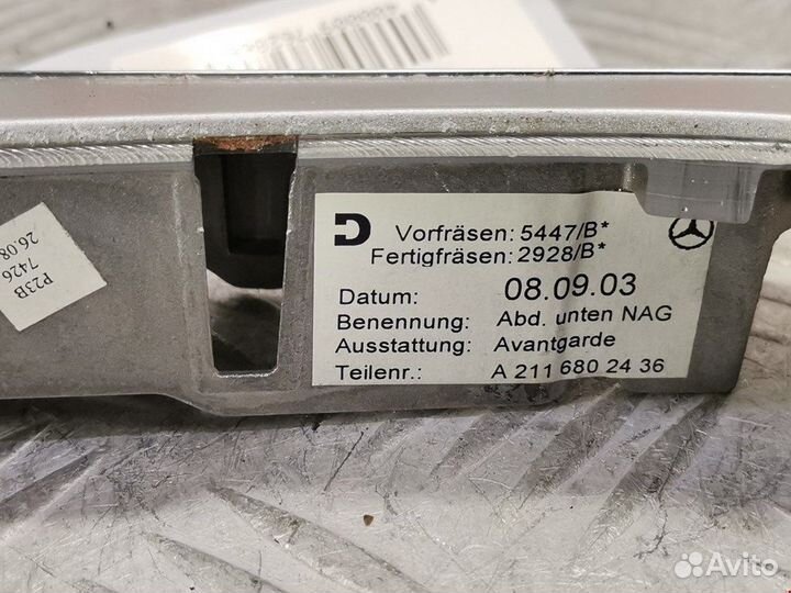 Накладка для mercedes-benz E-Class (W211)