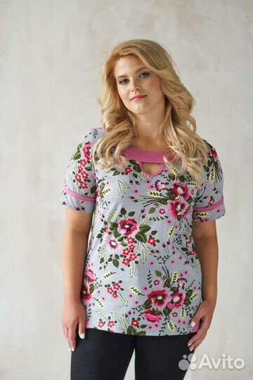 Блуза трикотажная новая р. 46-48