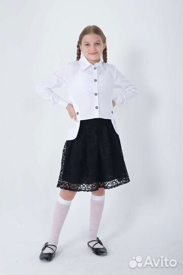 Блузка школьная новая