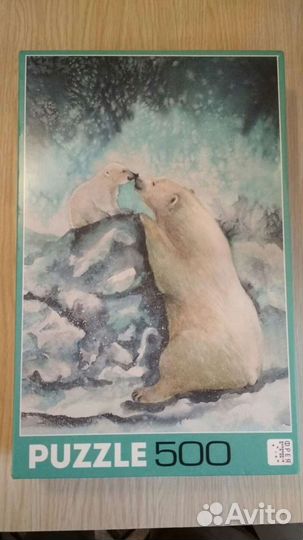 Пазл мишка на севере