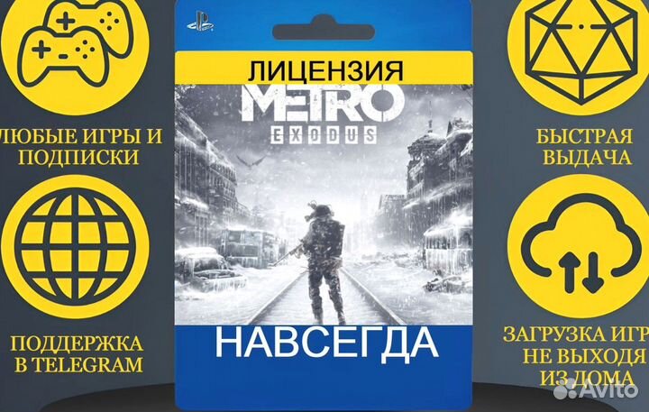 Metro Exodus PS4/PS5 лицензия Череповец