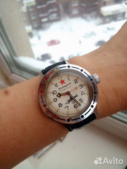 Часы винтажные амфибия восток