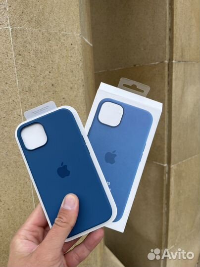 Apple silicone case iPhone 13 (blue)
