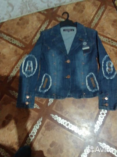 Десткаяджинсовая куртка для девочек