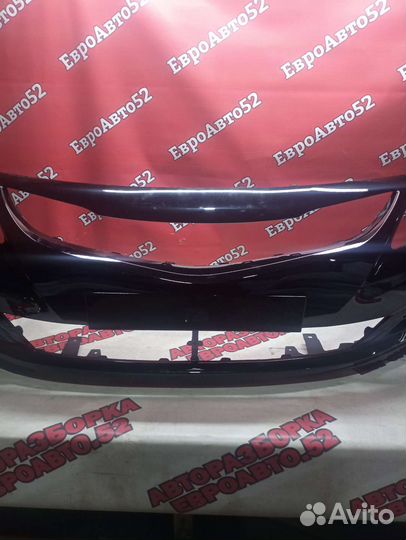 Передний бампер Hyundai Solaris 1