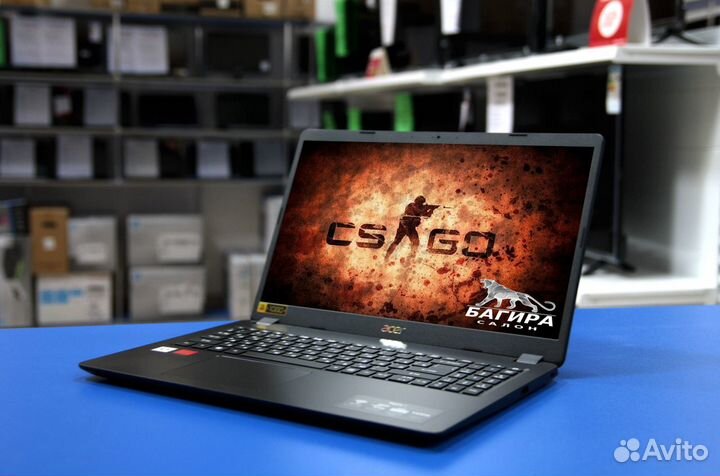 Игровой ноутбук Acer Ryzen 3 3250/4Gb/SSD128/R620