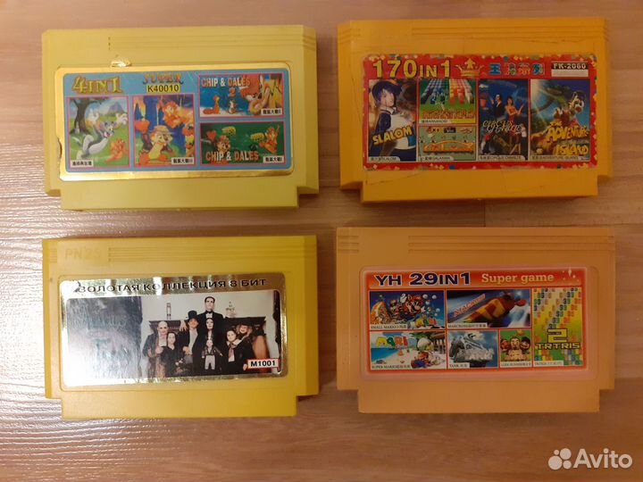 Картриджи для 8 битной приставки. Одним лотом17шт