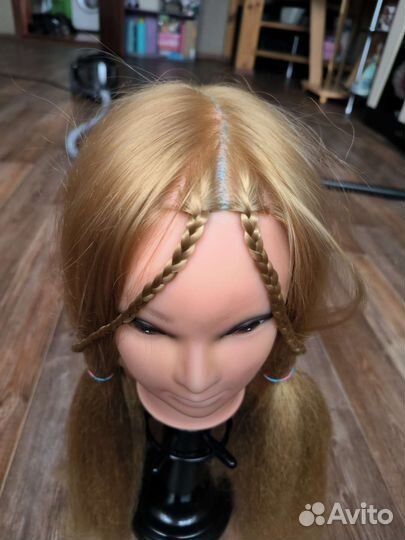 Голова манекен с волосами