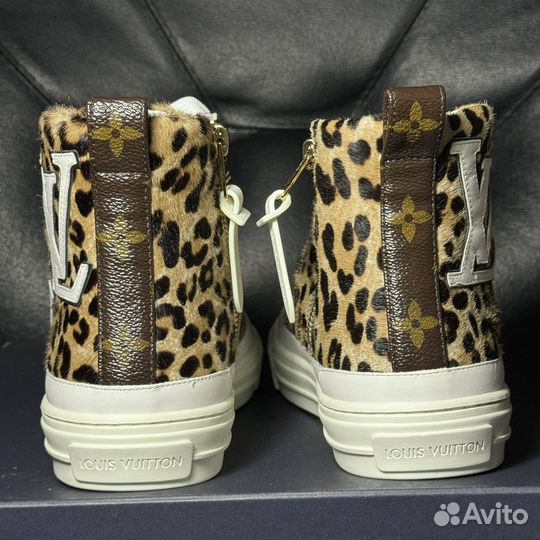 37,5 кеды louis vuitton stellar leopard оригинал