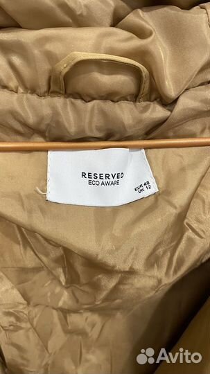 Пуховик reserved р-р 46-48