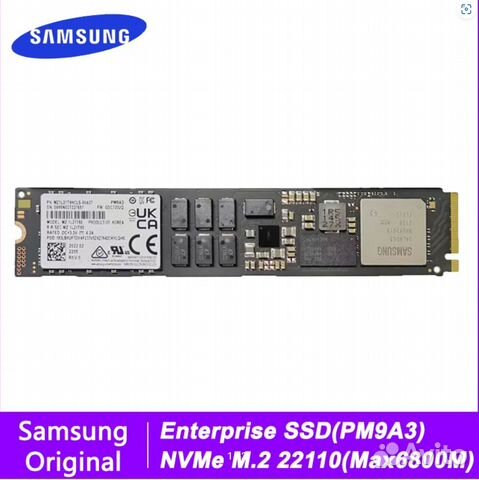 Nvme SSD samsung PM9A3 NVMe M.2 22110 1,92 тб купить в Челябинске ...