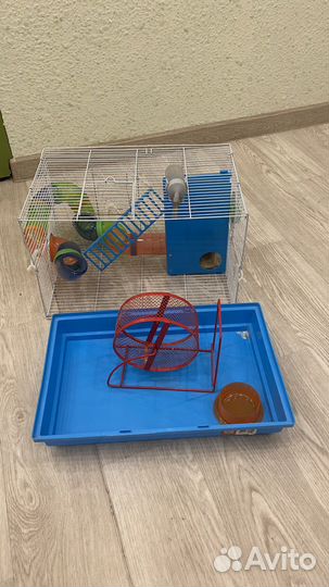 Клетка для хомяка бу большая