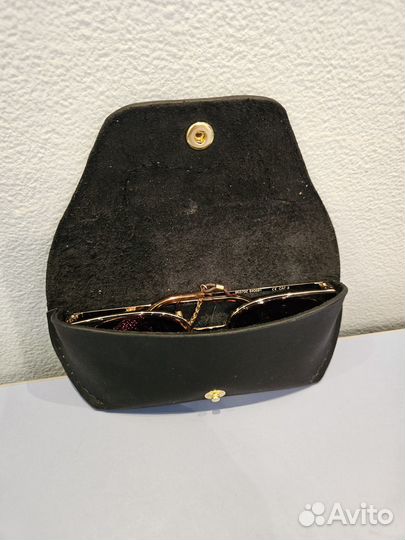 Футляр для очков кожаный