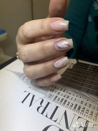 Маникюр с покрытием гель лак